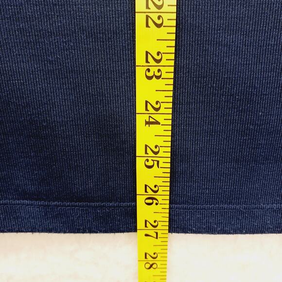 Blouse Size 1X Navy Pearl Beaded Office Siren Quiet Luxury Casual Chic Romantic - Picture 8 of 15